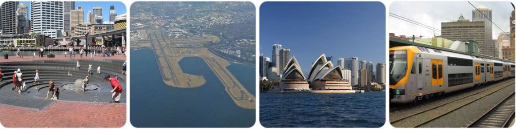 How to get from Sydney Kingsford Smith Airport to Darling Harbour