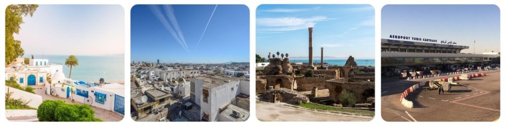 How to get from Tunis Carthage Airport to Sidi Bou Said