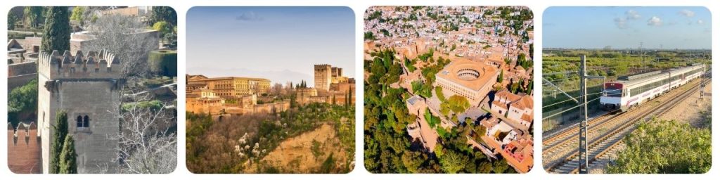 How to get from Alhambra (Granada) to Granada Railway Station