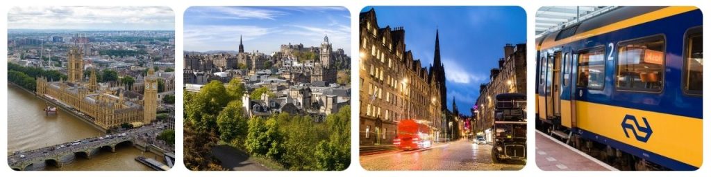 How to get from London to Edinburgh