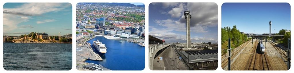 How to get from Oslo Gardermoen Airport to Oslo Cruise Terminal (Akershus/Filipstad)